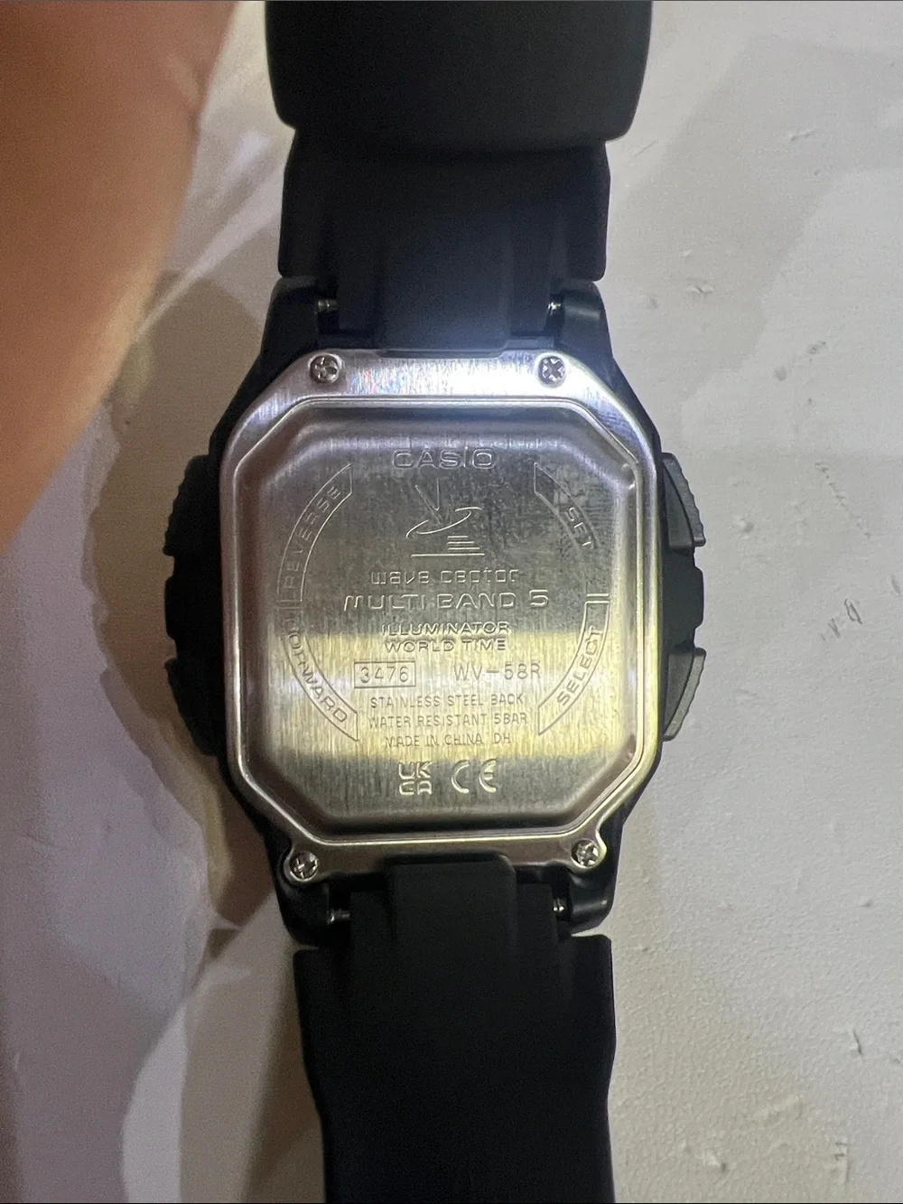 Casio Digital Wave Ceptor Watch